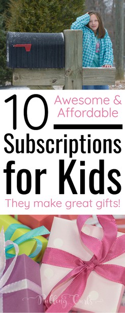 Best kids subscription boxes / kids / teens / tweens / by mail / science / stickers / crafts / STEM / STEAM via @pullingcurls