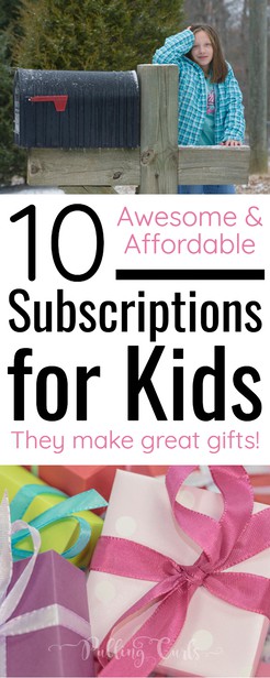 Best kids subscription boxes / kids / teens / tweens / by mail / science / stickers / crafts / STEM / STEAM via @pullingcurls