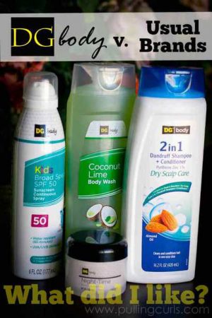 Dollar General has so many great products in their DG brand. How did they stack up with my usual favorite?