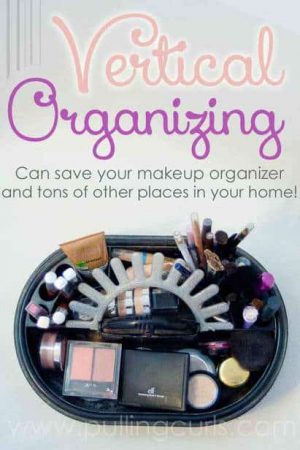 My disorganized makeup collection made me re-think organizing in many places around the house. Come see what I did to fix it!