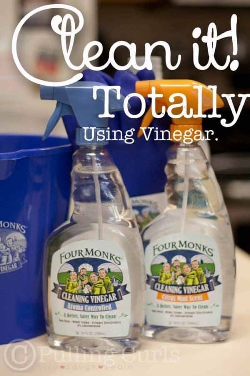 Want to CLEAN something, and leave no residue or chemicals behind? Try Vinegar!