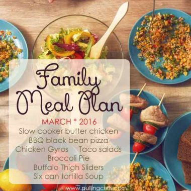 This family meal plan has great, healthy budget-friendly meals for your whole family!