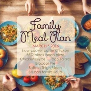 This family meal plan has great, healthy budget-friendly meals for your whole family!