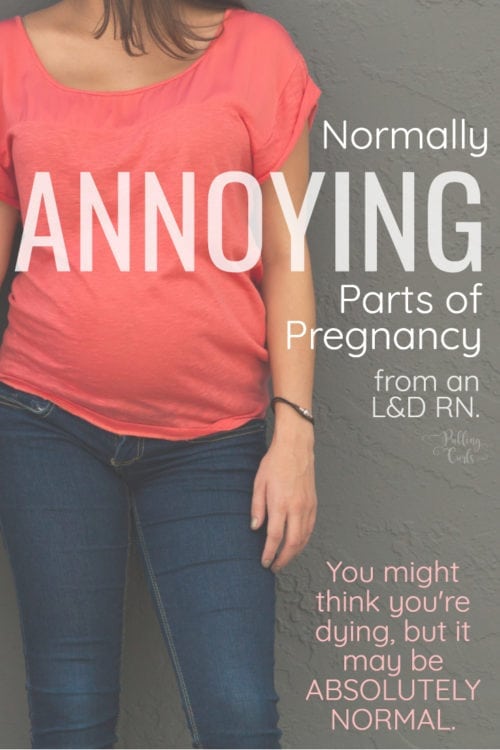 Normal Signs of Pregnancy Pulling Curls