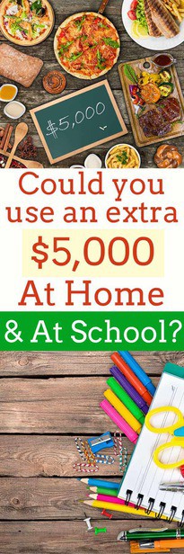 Could you use an extra $5,000 and think your school could use the same?  Enter this contest to get your school some of the money it needs for the new school year! via @pullingcurls