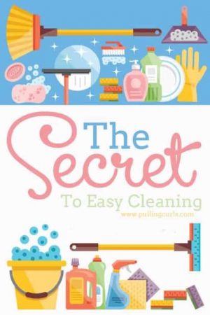 There is ONE thing that can make cleaning 100% easier to get done and get on your way. I know you want to know it....