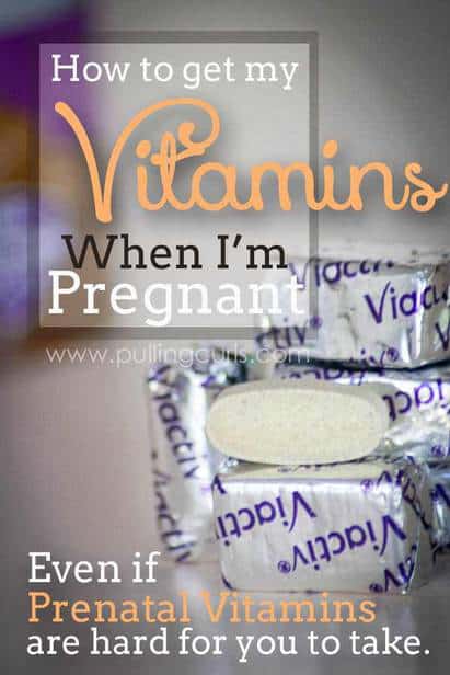Prenatal Vitamins can be hard to gag down or can also leave behind an upset tummy. Here's some ideas on how to get all the vitamins and minerals you need when you're pregnant.