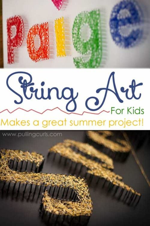 String art for kids | Ideas | Patterns | DIY | tutorial | how to make | Easy