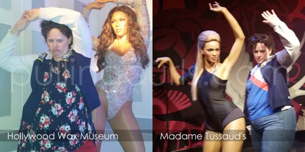 Queen B at both wax museums