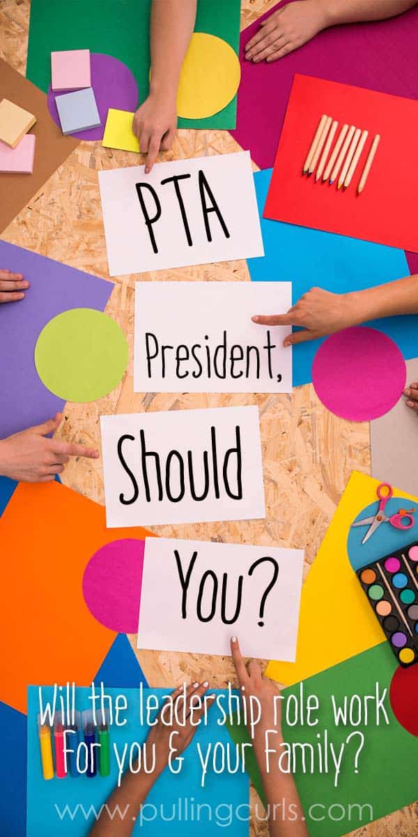 Should you or shouldn't you? This PTA story leads you through the triumphs and failures of my year as PTO president. Come find out if it's for you. via @pullingcurls