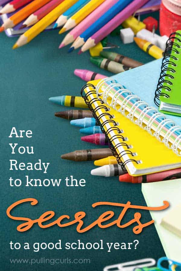 Starting school or even just going back for a new year can be really confusing.  So many new processes for your family to mold.  Check out this book that shares ALL the secrets to a great school year for you AND your family! via @pullingcurls