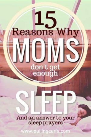 If it's not a newborn, there's plenty of reasons why moms can't get the sleep they so deseperately. Come along on my humorous romp through the sleep-free land of motherhood, and find a possible fix to make your days brighter!