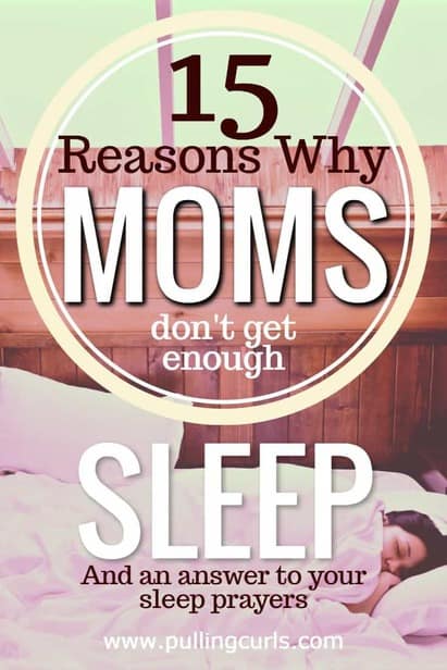 If it's not a newborn, there's plenty of reasons why moms can't get the sleep they so deseperately. Come along on my humorous romp through the sleep-free land of motherhood, and find a possible fix to make your days brighter!