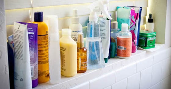 declutter bathroom