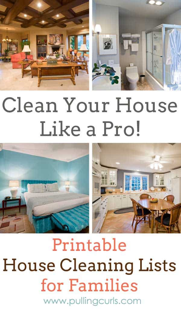 House cleaning list - The best house cleaning printables for families, printable cleaning list, children's cleaning list, husband's cleaning list.