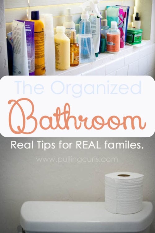 It seems like there are SO many other places in your house taking your attention before you take the time to organize bathroom. This post gives you 3 very-doable tips and tricks to corral all the products you feel like you need. :)