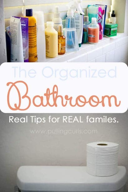 organize bathroom | small | closet | ideas | cabinet | drawers | counters | sink | vanity | countertop