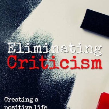 What do you think eliminating criticism could do for your life? Could it heal arthritis or just give you a more positive outlook? Either way, both are making my life a lot brighter these days!