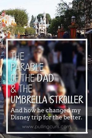 Something changed how I viewed my whole day at Disneyland. Sadly, the story ended up with a 4 year old on concrete, but no one was harmed in the making of this post. :)