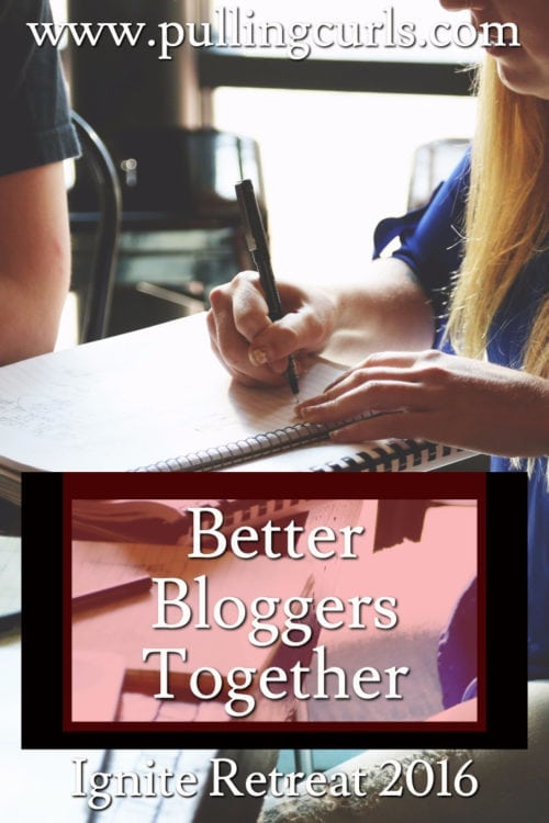 Will egos prevail when you get a group of bloggers rogether, or will we learn better together -- grow together?
