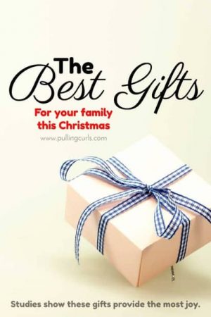 Studies show that THIS type of gift provides the most joy in people's lives.