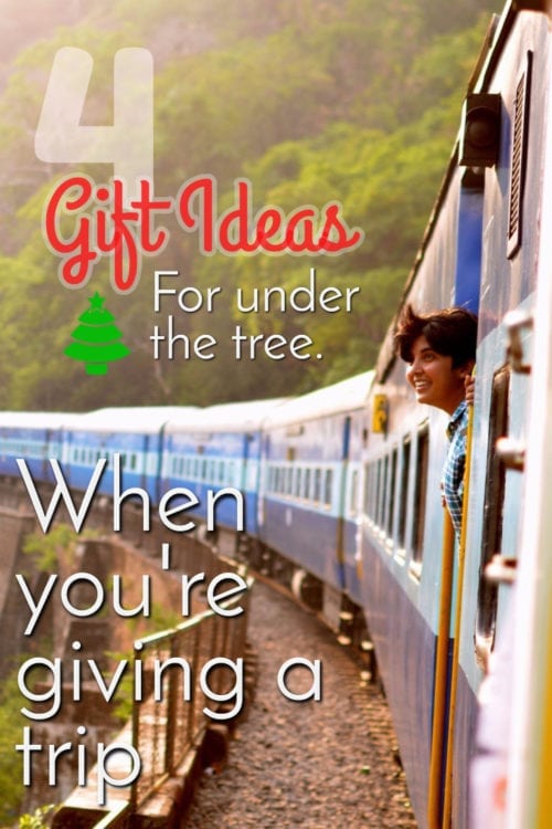 Giving a trip - Clutter-free Christmas, Gifts - Ideas, families - For kids - Christmas experiences - Giving a trip for Christmas