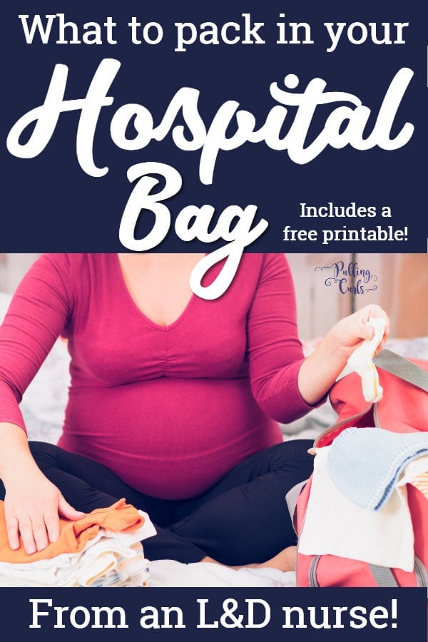 What to pack in your hospital bag
