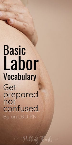 pregnancy vocabulary