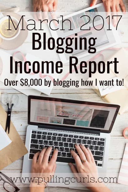 blogging income report | full time blogger via @pullingcurls