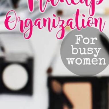 makeup organization | DIY | easy | vanity | ideas | storage