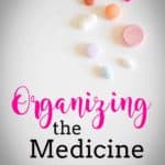 medicine cabinet organizaiton