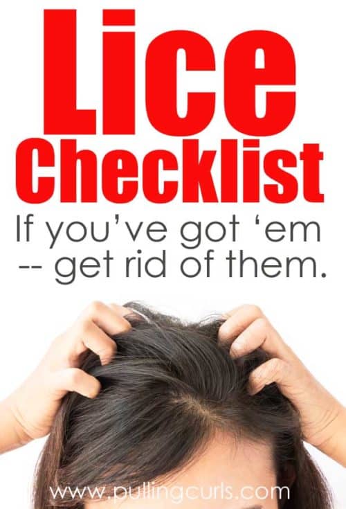 This head lice checklist will help you keep your house clean after the little invaders.