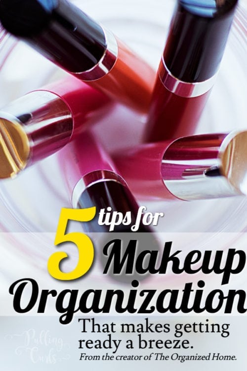 organize your makeup