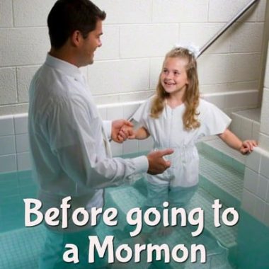 Learn a littel bit about Mormon Baptisms