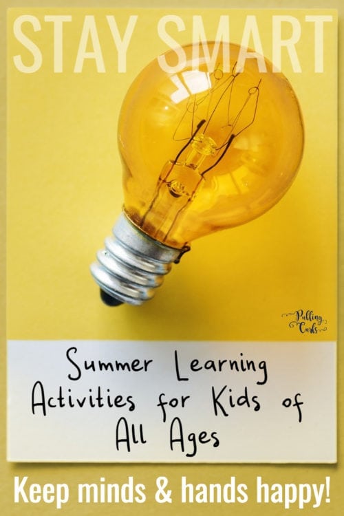 These summer learning activities will keep brains smart, and hands happy! Summer learning for kids