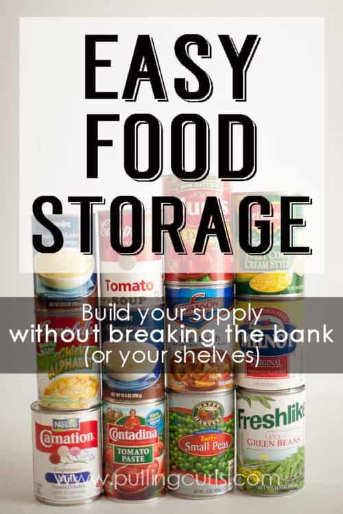 Long term food storage ideas that don't make you a hoarder or a pepper. Get prepared for an emergency on a budget, and in limited space! Organization / containers / list / pantries / room