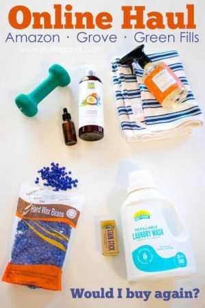Online Haul -- Green Laundry Fills / Oils / wax Beans / Grove / Cleaning Products