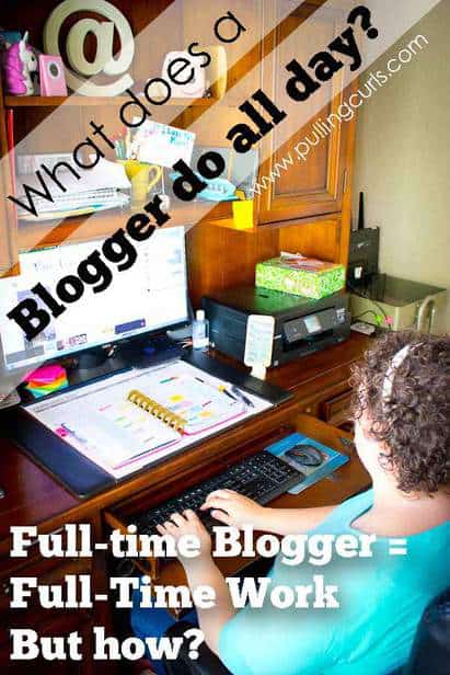 Blogger time management / lifestyle / ideas / tips / wahm / work at home via @pullingcurls