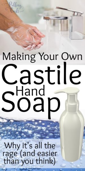 Using castile soap