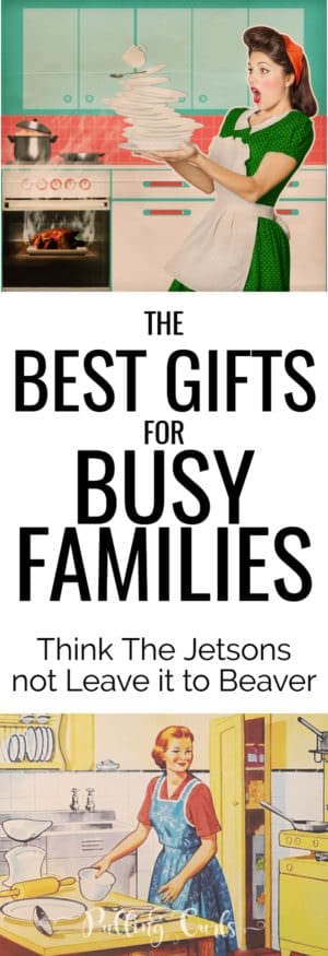 Best gifts for busy families include things for cleaning, organization, security, communication and more!