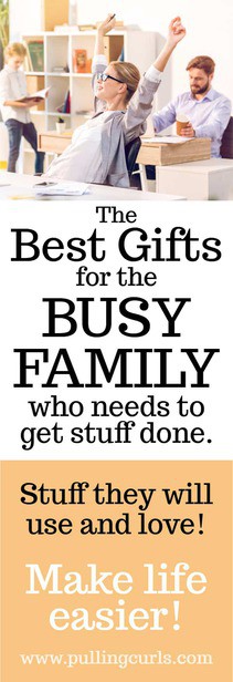 Best gifts for busy families include things for cleaning, organization, security, communication and more! via @pullingcurls