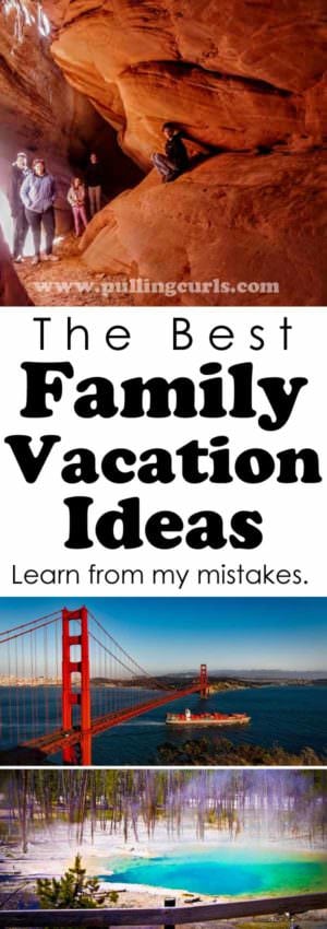 family vacation ideas / budget /toddlers / teenagers / near /spots in the US / summer