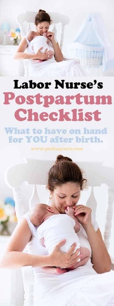Postpartum period / what to have on hand after baby / postpartum bleeding / cramping / pain / perineum pain via @pullingcurls