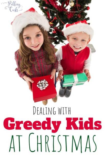 kids who want too much at Christmas