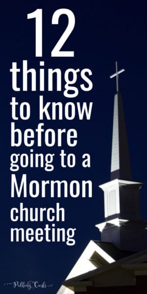 What to expect when you go to an LDS church