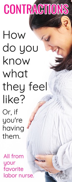 How do you KNOW contractions are happening? We'll talk what to look for, as well as an awesome new contraction tracker the BloomLife Monitor (and how to save on it). #pregnancy #labor #laboranddelivery #nurse