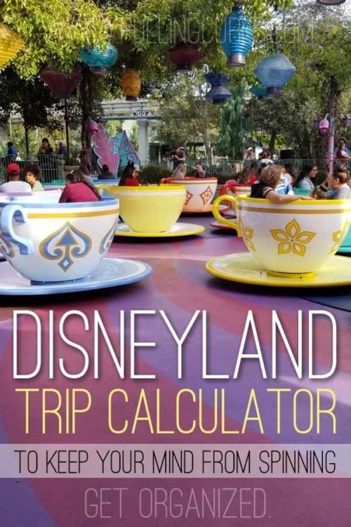 Disneyland trip calculator