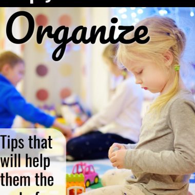 helping kids organize