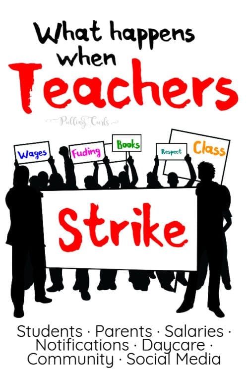 What happens to students when teachers go on strike?