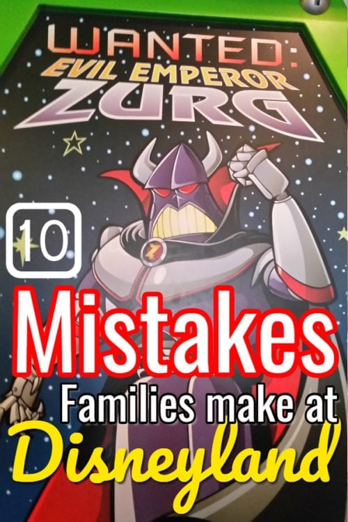 mistakes families make before Disneyland